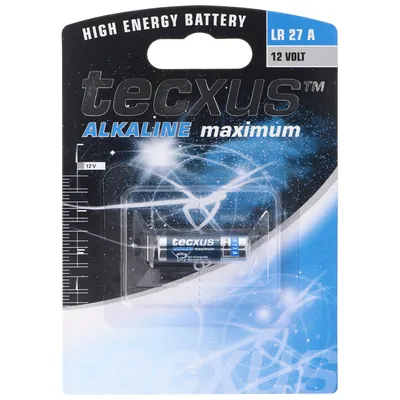 Zdjęcie produktu dla LR27 A bateria alkaliczna L828, 12 V, wymiary 28,8 x 8 mm