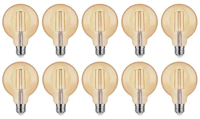Produktbild von Asalite E27 LED-Lampe Globe 7W 650lm 2000K extra warmweiß 10 Stück