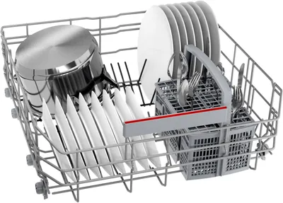 Produktbild von Bosch Serie 4 SBV4HBX07E, Voll integriert, Standardgröße (60 cm), Tasten, 1,75 m, 1,65 m, 1,9 m