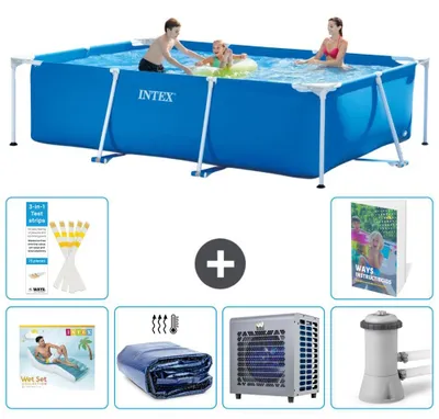 Imagen del producto de Piscina rectangular de estructura - 300x200x75 cm - 5 piezas - Modelo S112