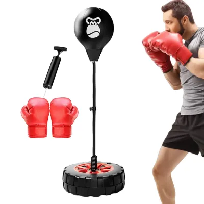 Obrázok produktu pre Nastaviteľný boxovací vak na tréning s boxerskými rukavicami