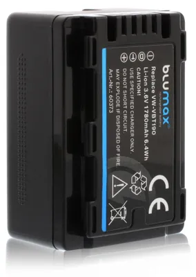 Produktbild von Blumax Akku | für Panasonic VW-VBT190 Digitalkamera | Kapazität 1780mAh  |Spannung 3,6Volt | Video- und  Kamerazubehör