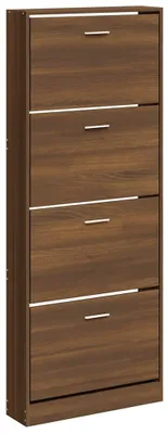 Obrázek produktu pro vidaXL Botník hnědý dubový vzhled 59x17x150 cm výrobek ze dřeva