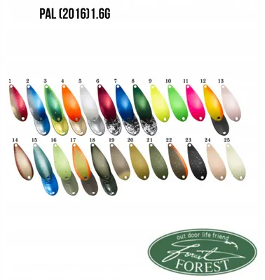 Produktbild von FOREST PAL Spinner East Green 1.6g leichte Präzision