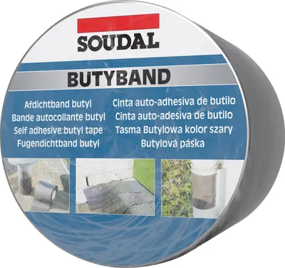 Produktbild von Butylband Butyl Anschlußband Alu Blei 0,6mm x 30cm x 10m blei