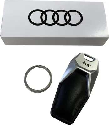 Obrázek produktu pro Originální klíčenka Audi A6 PREMIUM s gravírováním A6 4B 4F 4G 4K C5 C6 C7 C8