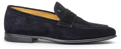 Productafbeelding van Floris Van Bommel - Bodega 01.03 - Faulenzer - Blauw - Maat 43 - Heren - Schoen