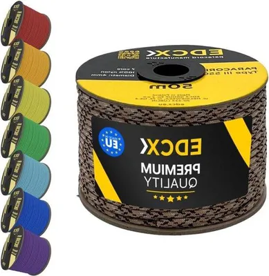 Produktbild von Famanu Paracord 550 Nylonseil - 4 mm, 50 m, Desert Camo