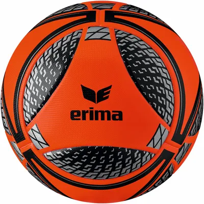Produktbild von Erima Fußball Senzor Match Fluo Matchball Spielball orange schwarz grau Gr 5