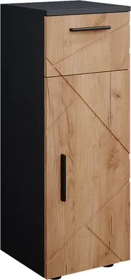 Obrázek produktu pro Vicco Střední skříňka Irma, 30 x 81 cm, Antracit/Dub