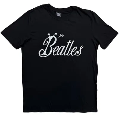 Produktbild von The Beatles Bug Logo T-Shirt mit kurzen Ärmeln Black XL