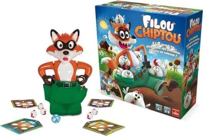 Productafbeelding van Kinderspel Filou Chiptou van Goliath, een reactiespel, geschikt voor kinderen vanaf 4 jaar, voor jongens en meisjes
