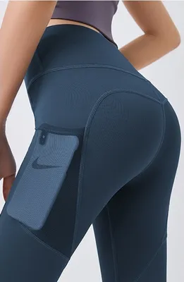 Zdjęcie produktu dla Push Up Legginsy Energy Granatowy - Wysoka Jakość i Komfort KP15547