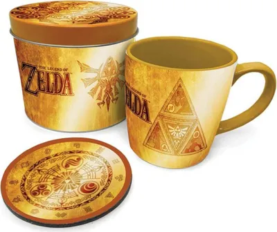 Produktbild von Pyramid The Legend of Zelda (Golden Triforce) Untersetzer aus Dose (GP86075)