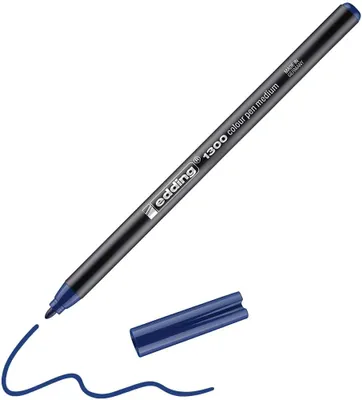 Obrázok produktu pre edding 1300 pero s vláknovým hrotom oceľovo modré