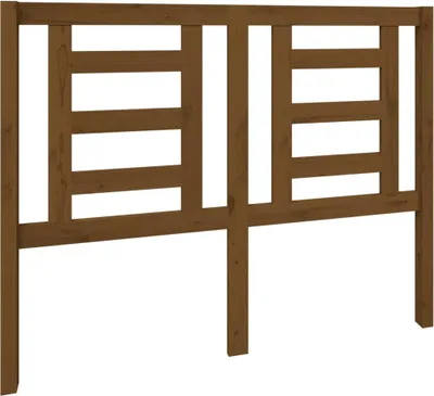 Produktbild von vidaXL Kopfteil Honigbraun 126x4x100 cm Massivholz Kiefer