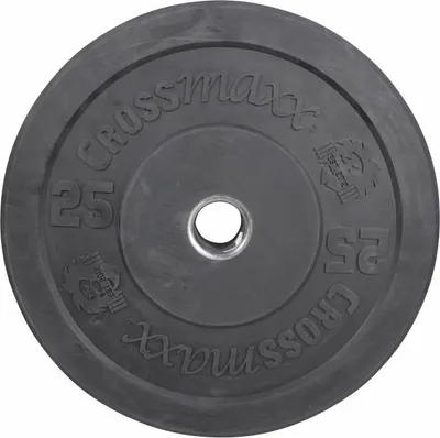 Produktbild von Lifemaxx Crossmaxx Bumper Plate 25 kg Schwarz