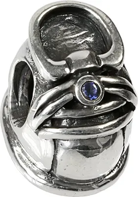 Produktbild von CarloBiagi Charm Bead Babyschuh Zirkonia 925 Silber Schmuck Element D2BBSCZ30B