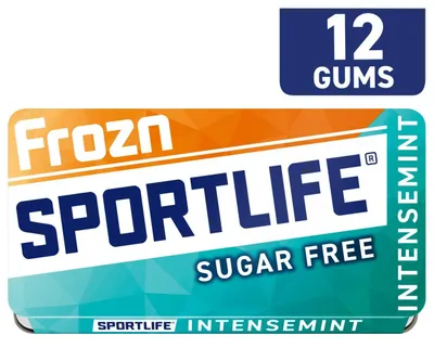 Immagine prodotto di Gomma da masticare Sportlife Intensemint 24 x 18g - gusto di menta fresca, freschezza che dura a lungo