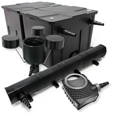 Zdjęcie produktu dla Zestaw:filtr do oczka wodnego 60000l 72W UVC klarownik do oczka wodnego 80W pompa do oczka wodnego skimmer