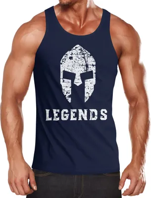 Produktbild von Herren Tank Top Legends Legends Sparta Spartaner Helm Neverless Neverless®  M
