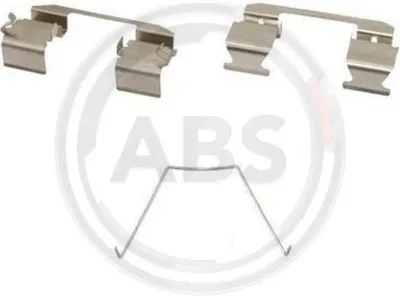 Produktbild von A.B.S. 1743Q Zubehörsatz Scheibenbremsbelag Vorne für HONDA CR-V II (RD)