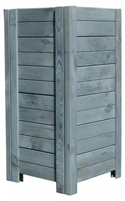 Produktbild von Holz Pflanzkasten Anthrazit Rechteckig 80cm Hoch