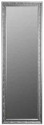 Produktbild von Casa Padrino Barock Wandspiegel Silber 62 x H. 187 cm - Handgefertigter Spiegel im Barockstil