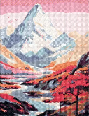 Image de Kit Diamond Painting - Montagne