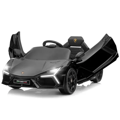 Produktbild von Lamborghini Revuelto, 12V Kinder-Elektroauto mit 2.4GHz Fernbedienung, drei Geschwindigkeitsstufen, Schwarz