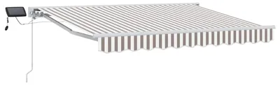 Zdjęcie produktu dla Konstrukcja markizy ręcznej z oświetleniem LED, wymiary 3,5 x 2,5 m