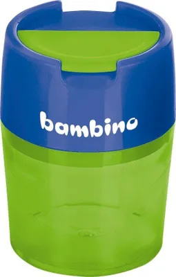 Obrázek produktu pro Kovové dvojité ořezávátko se zásobníkem Bambino