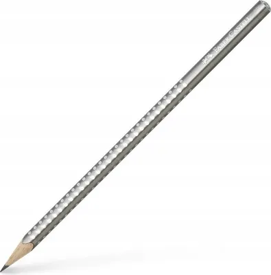 Produktbild von Faber-Castell Sparkle, B, Silber, Dreieckig, Hobby, Büro, Schule, 1 Stück(e)