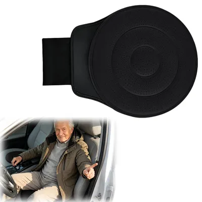 Image de Coussin de siège rotatif à 360° - Coussin ergonomique antidérapant pour voiture et bureau