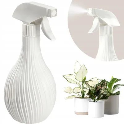 Image de Pulvérisateur pour plantes - Vaporisateur manuel pour fleurs - Flacon pulvérisateur de 0,6 litre - Pour les plantes de jardin et d'intérieur - Récipient en plastique