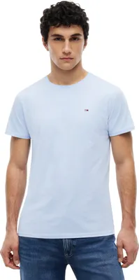 Zdjęcie produktu dla Koszulka męska Tommy Jeans, krótki rękaw, model TJM Original, krój slim fit, kolor niebieski (Moonlight Iris)