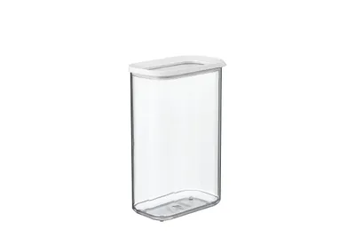 Produktbild von Rosti Mepal Modula, Box, Rechteckig, 2 l, Transparent, Weiß, Polyethylen, Styrol-Acrylnitril (SAN), CE