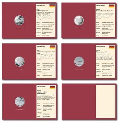 Produktbild von Prophila Collection 6X 10-Euro-Tabletts 2002