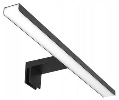 Obrázek produktu pro Lampička nad zrcadlo 8W 40cm černá koupelnová IP44