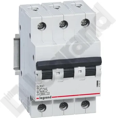 Image de Legrand RX3, Disjoncteur miniature, Type C, IP20, 360 - 440 V