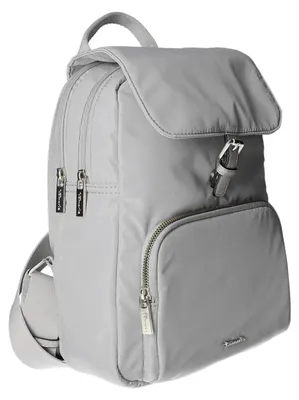 Produktbild von Tamaris Rucksack TAS Khiria Grau mit Überschlag und Reißverschluss, 26x28x9 cm