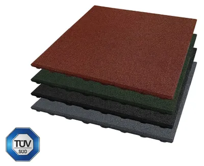 Produktbild von Fallschutzmatte 50x50 cm 43 mm stark