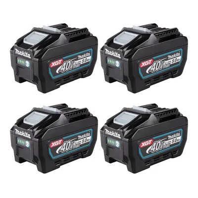 Produktbild von Makita 4x BL 4050 F Akku 40 V max. 5,0 Ah / 5000 mAh Li-Ion XGT ( 4x 191L47-8 ) IP64 mit Ladestandanzeige