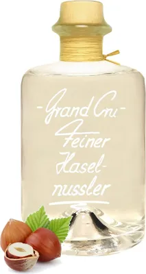 Produktbild von Grand Cru Feiner Haselnussler 0,5L sehr mild nach Nuss & Nougat 40% Vol. Haselnuss Schnaps Obstler