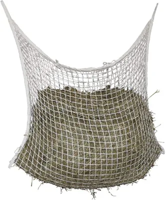 Productafbeelding van Hooinet voor paarden - maaswijdte 3 x 3 cm - 120 x 90 cm - wit - scheurvast