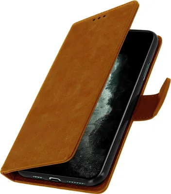 Produktbild von Avizar, Kunstleder-Klappetui mit Standfunktion für Apple iPhone 11 Pro Max, Braun