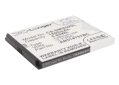 Immagine prodotto di TECHTEK Batteria compatibile con [Samsung] SGH-I728A, SGH-I740, SCH-i859 sostituisce AB514757BC