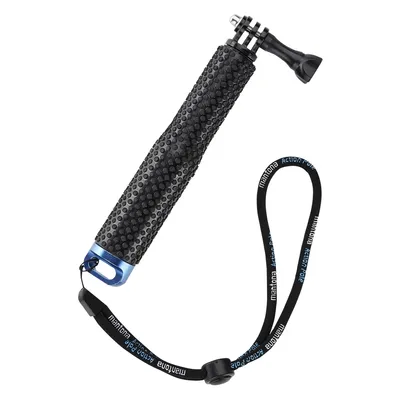 Image de Mantona Perche télescopique (50 cm, pour systèmes de montage compatible avec GoPro, pour Hero 11 10 9 8 7, Session et autres caméras d'action, extensible de 18 à 50 cm)