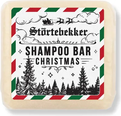 Produktbild von Störtebekker Festes Shampoo Weihnachtsedition - Handgefertigtes, veganes Shampoo für Herren & Damen - Wohlduftende Duschpflege für Haut und Haar