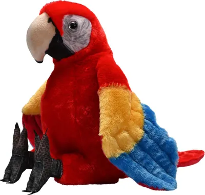 Produktbild von Wild Republic Macaw Pluschtier - rot - Plusch - 33 cm - Vogel